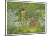 Leafy June, 1909 (Oil on Canvas)-Henry Scott Tuke-Mounted Giclee Print