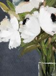 White Florals In Vase-Leah Straatsma-Art Print