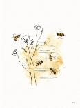 Bees and Botanicals II-Leah York-Art Print