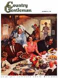 "Second Helping," Country Gentleman Cover, September 1, 1947-Lealand Gustavson-Premier Image Canvas