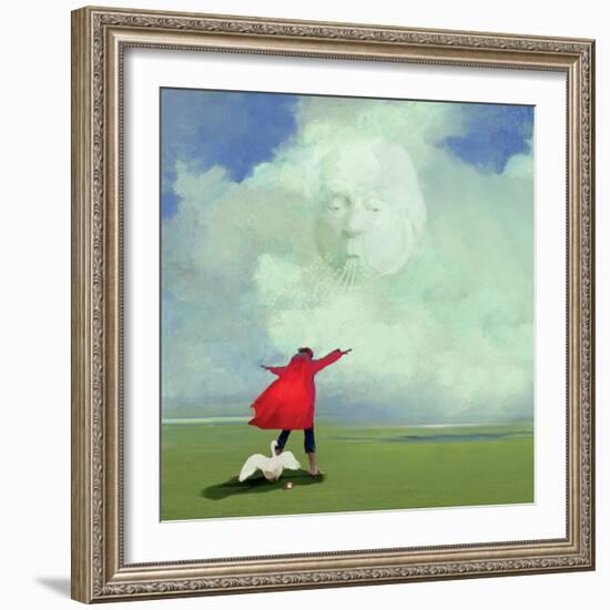 Lean into the Wind-Nancy Tillman-Framed Art Print