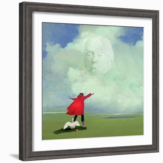 Lean into the Wind-Nancy Tillman-Framed Art Print