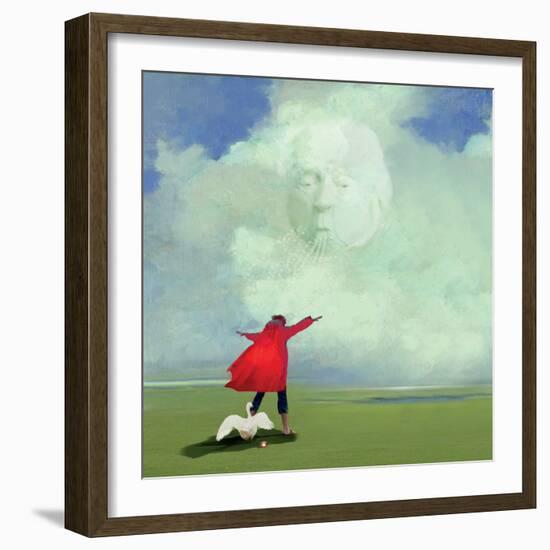 Lean into the Wind-Nancy Tillman-Framed Art Print