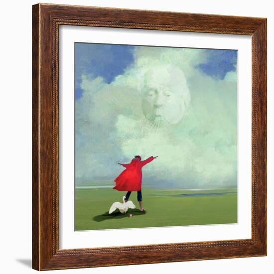 Lean into the Wind-Nancy Tillman-Framed Art Print