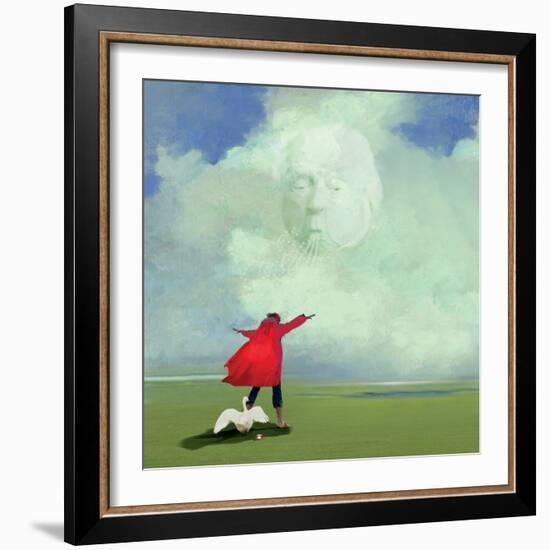 Lean into the Wind-Nancy Tillman-Framed Art Print