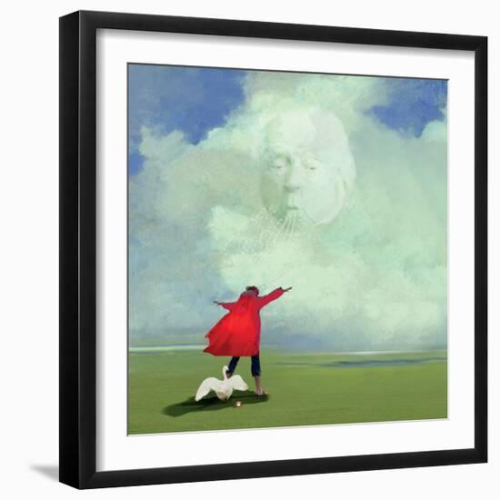 Lean into the Wind-Nancy Tillman-Framed Art Print