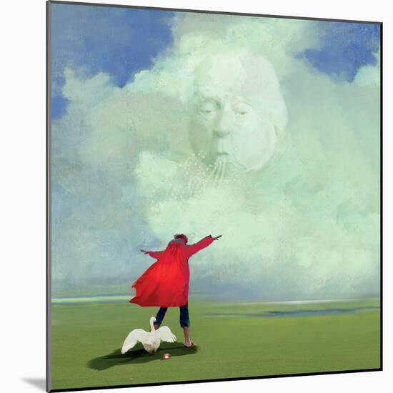 Lean into the Wind-Nancy Tillman-Mounted Art Print