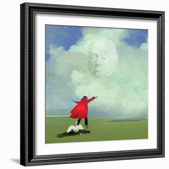 Lean into the Wind-Nancy Tillman-Framed Art Print