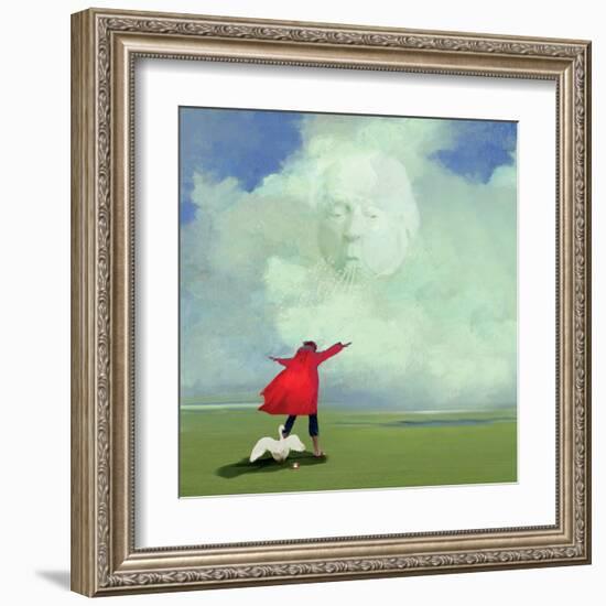 Lean into the Wind-Nancy Tillman-Framed Art Print