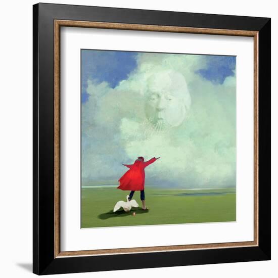 Lean into the Wind-Nancy Tillman-Framed Art Print