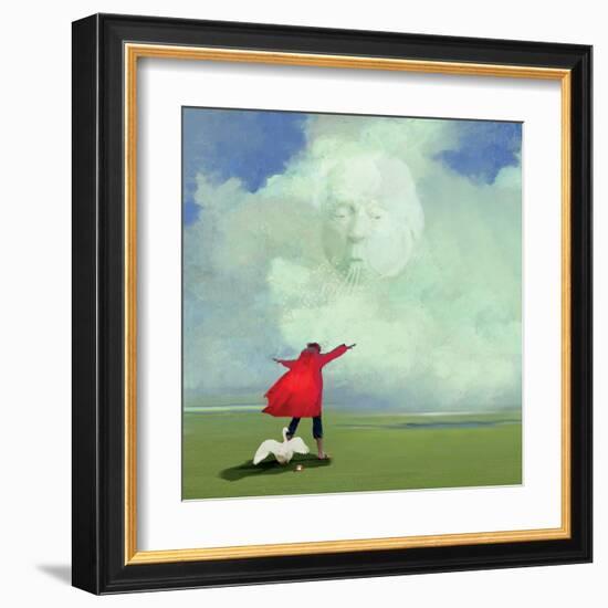 Lean into the Wind-Nancy Tillman-Framed Art Print