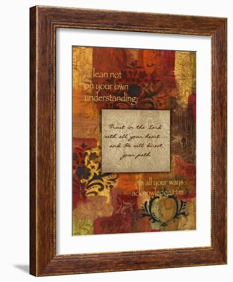 Lean Not Autumn Blooms-Smith Haynes-Framed Art Print