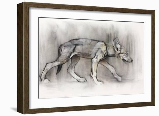 Lean Pup (Arabian Wolf), 2009-Mark Adlington-Framed Giclee Print