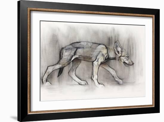 Lean Pup (Arabian Wolf), 2009-Mark Adlington-Framed Giclee Print