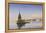 Leander's Tower with Constantinople Beyond-Carl Neumann-Framed Premier Image Canvas