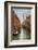 Leaning Bell Tower Along Venetian Canal, Venice, Italy-Darrell Gulin-Framed Photographic Print