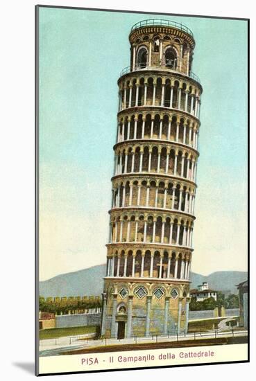 Leaning ower of Pisa, Italy-null-Mounted Art Print