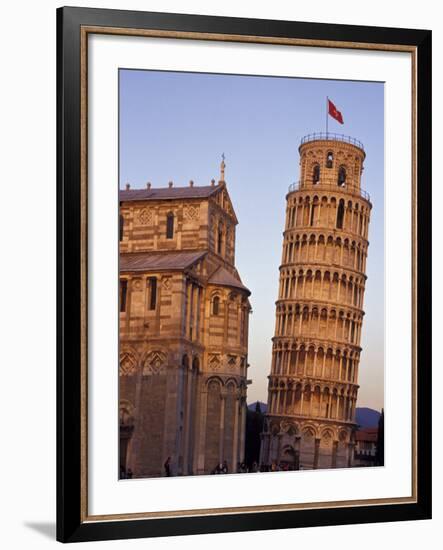 Leaning Tower of Pisa and Cathedral, Italy-Merrill Images-Framed Photographic Print