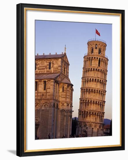 Leaning Tower of Pisa and Cathedral, Italy-Merrill Images-Framed Photographic Print