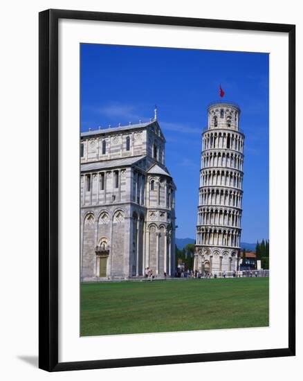 Leaning Tower of Pisa and the Duomo, Pisa, Tuscany, Italy-Gavin Hellier-Framed Photographic Print