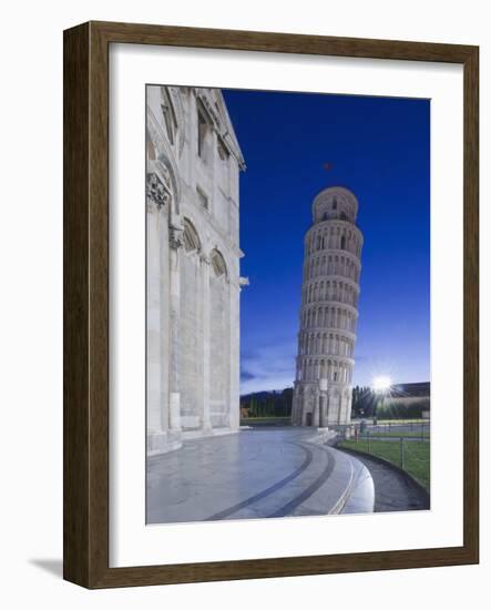 Leaning Tower of Pisa at Dawn, Pisa, Italy-Rob Tilley-Framed Photographic Print