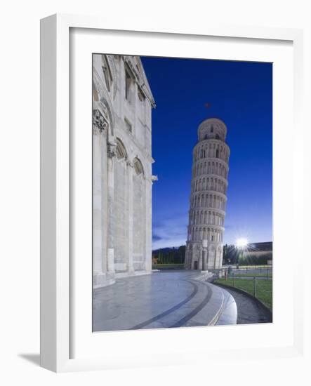 Leaning Tower of Pisa at Dawn, Pisa, Italy-Rob Tilley-Framed Photographic Print