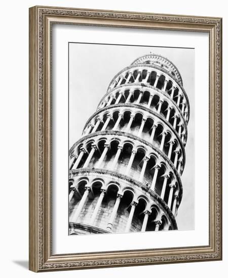 Leaning Tower of Pisa from Below-Bettmann-Framed Photographic Print