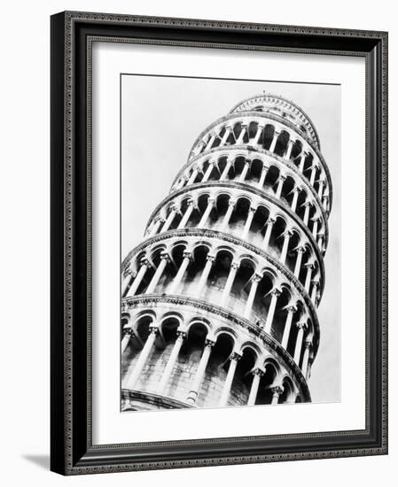 Leaning Tower of Pisa from Below-Bettmann-Framed Photographic Print