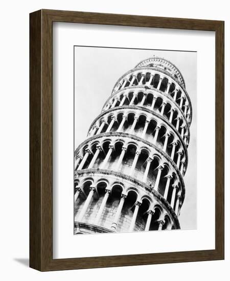 Leaning Tower of Pisa from Below-Bettmann-Framed Photographic Print