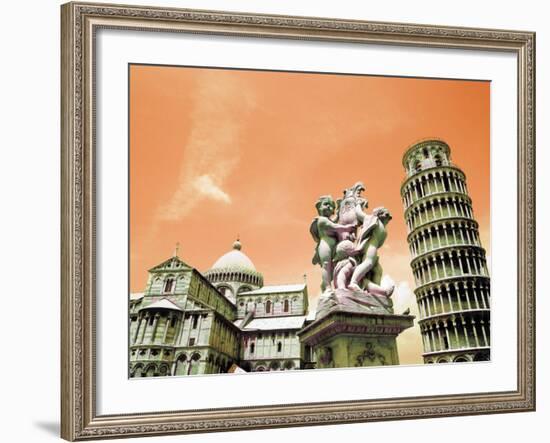 Leaning Tower of Pisa, Italy-Bill Bachmann-Framed Photographic Print