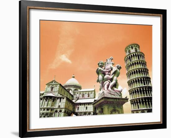 Leaning Tower of Pisa, Italy-Bill Bachmann-Framed Photographic Print