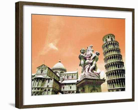 Leaning Tower of Pisa, Italy-Bill Bachmann-Framed Photographic Print