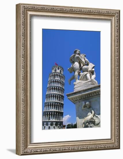 Leaning Tower of Pisa, Pisa, Italy-Hans Peter Merten-Framed Photographic Print