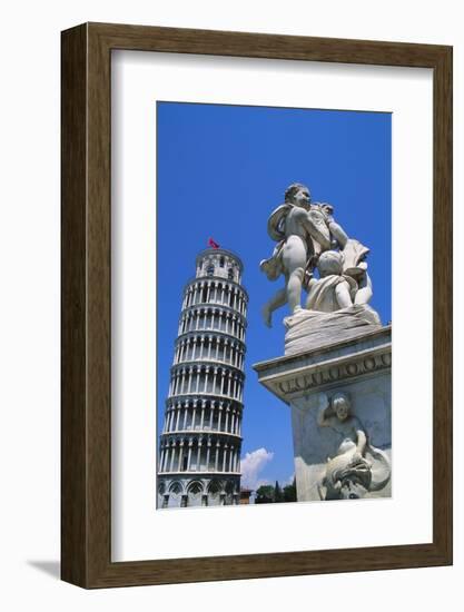 Leaning Tower of Pisa, Pisa, Italy-Hans Peter Merten-Framed Photographic Print