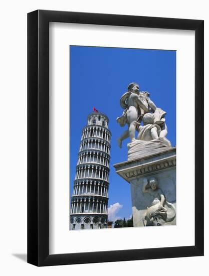 Leaning Tower of Pisa, Pisa, Italy-Hans Peter Merten-Framed Photographic Print