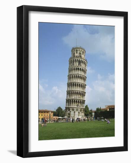 Leaning Tower of Pisa, UNESCO World Heritage Site, Pisa, Tuscany, Italy, Europe-Harding Robert-Framed Photographic Print