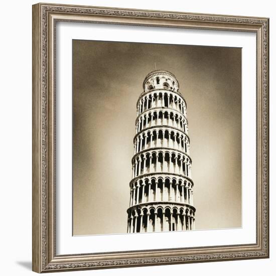 Leaning Tower of Pisa-Thom Lang-Framed Photographic Print