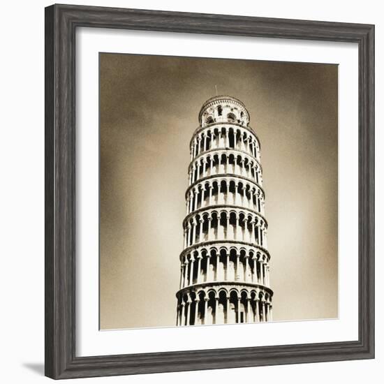 Leaning Tower of Pisa-Thom Lang-Framed Photographic Print