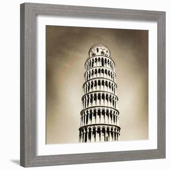 Leaning Tower of Pisa-Thom Lang-Framed Photographic Print