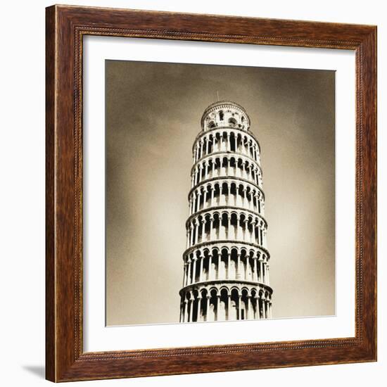 Leaning Tower of Pisa-Thom Lang-Framed Photographic Print