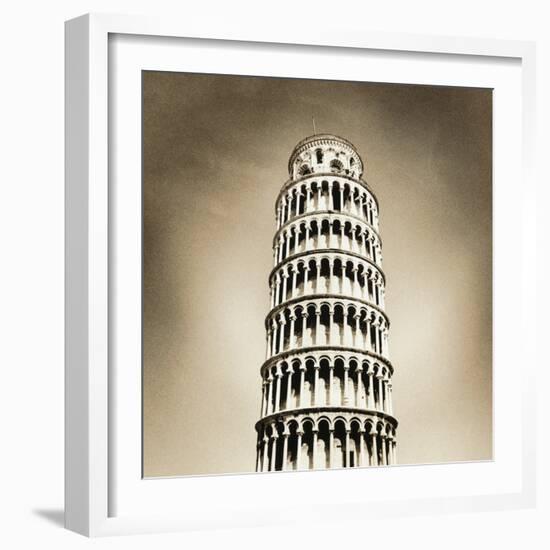 Leaning Tower of Pisa-Thom Lang-Framed Photographic Print