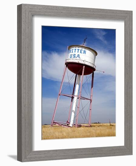 Leaning Tower of Texas, Historic Route 66 Landmark, Groom, Texas, USA-Richard Cummins-Framed Photographic Print