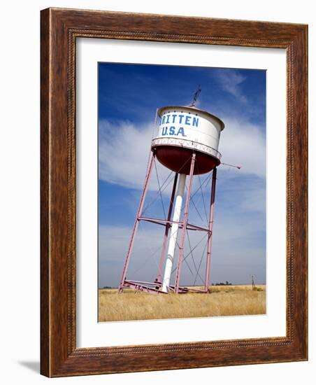 Leaning Tower of Texas, Historic Route 66 Landmark, Groom, Texas, USA-Richard Cummins-Framed Photographic Print