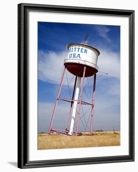 Leaning Tower of Texas, Historic Route 66 Landmark, Groom, Texas, USA-Richard Cummins-Framed Photographic Print