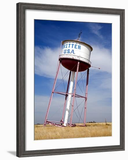 Leaning Tower of Texas, Historic Route 66 Landmark, Groom, Texas, USA-Richard Cummins-Framed Photographic Print