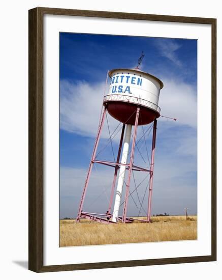 Leaning Tower of Texas, Historic Route 66 Landmark, Groom, Texas, USA-Richard Cummins-Framed Photographic Print