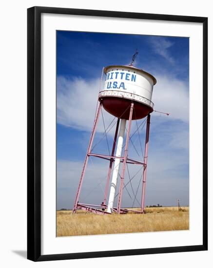 Leaning Tower of Texas, Historic Route 66 Landmark, Groom, Texas, USA-Richard Cummins-Framed Photographic Print