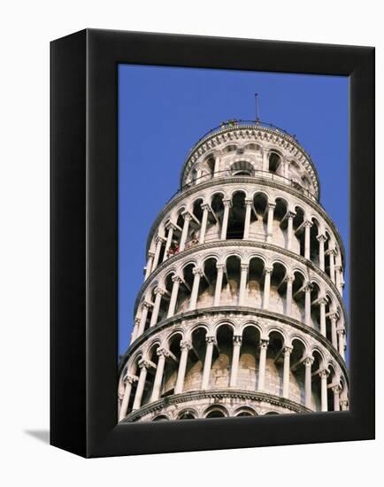 Leaning Tower, or Campanile, 179Ft High, 14Ft Out of Perpendicular, at Pisa, Tuscany, Italy-Rawlings Walter-Framed Premier Image Canvas