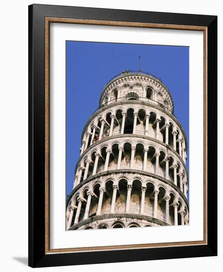 Leaning Tower, or Campanile, 179Ft High, 14Ft Out of Perpendicular, at Pisa, Tuscany, Italy-Rawlings Walter-Framed Photographic Print