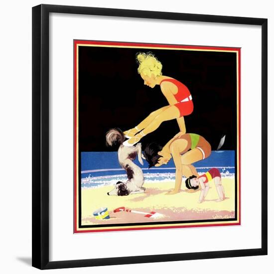 Leap Frog - Child Life-John Gee-Framed Giclee Print